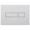 Plieger Flair plaque de commande double chasse blanc 0701189