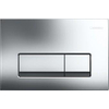 Geberit Delta bedieningplaat met frontbediening voor toilet 24.6x16.4cm glans chroom SW77334 Geberit Delta bedieningplaat met frontbediening voor toilet 24.6x16.4cm glans chroom SW77334