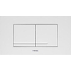 Wisa XT Kantos plaque de commande en plastique dualflush DF blanc 0701517