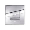 Wisa Delos bedieningsplaat metaal mechanisch 16x16cm voor XS urinoirelement glanschroom 0701577 Wisa Delos bedieningsplaat metaal mechanisch 16x16cm voor XS urinoirelement glanschroom 0701577