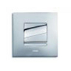 Wisa Delos bedieningsplaat metaal mechanisch 16x16cm voor XS urinoirelement glans/ mat chroom 0701580 Wisa Delos bedieningsplaat metaal mechanisch 16x16cm voor XS urinoirelement glans/ mat chroom 0701580