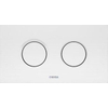 Wisa Juno plaque de commande plastique pneumatique 208x111mm avec double chasse pour élément WC XT blanc 0701587