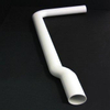 Wisa tube de chasse - plastique mi-hauteur - blanc 0711136