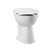 Wisa Sydney closetpot vlakspoel PK uitlaat 6cm verhoogd wit 0711141 Wisa Sydney closetpot vlakspoel PK uitlaat 6cm verhoogd wit 0711141
