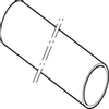 Plieger Brussel New pièce de raccordement pour WC suspendu 70cm 0190735