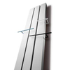 Vasco Beams radiateur sèche-serviettes design 2200x320mm 1459W raccordement 0066 blanc (S600) 7211870