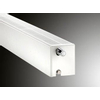 Vasco Flat Plint Line radiateur de plinthe plat type 33 200x1200mm 1039W raccordement 8008 blanc structuré SW29271