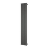 Plieger Antika Retto designradiator verticaal middenaansluiting 1800x295mm 994W parelgrijs (pearl grey) 7253230