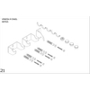Plieger bevestigingsset designradiator enkel Antika Venezia M wit 7253665 Plieger bevestigingsset designradiator enkel Antika Venezia M wit 7253665