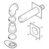 Remeha Quinta Geveldoorvoerset Q65/85/115 7350448 Remeha Quinta Geveldoorvoerset Q65/85/115 7350448