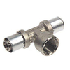 Uponor pers T stuk verlopend binnendraad 50 mmx1 x50 mm 7455127 Uponor pers T stuk verlopend binnendraad 50 mmx1 x50 mm 7455127
