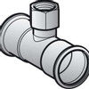 Geberit Mapress T stuk verzinkt verlopend bidr 42mm 1/2 42mm 7466720 Geberit Mapress T stuk verzinkt verlopend bidr 42mm 1/2 42mm 7466720
