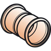 Geberit Mapress Sok koper 54 mm 7467072 Geberit Mapress Sok koper 54 mm 7467072