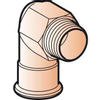 Geberit Mapress persfitting - water - overgangsknie - 90 graden - met buitendraad - 22-3/4M - koper 7467736