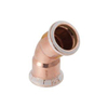 Geberit Mapress Bocht 45° koper gas 15 mm 7469480 Geberit Mapress Bocht 45° koper gas 15 mm 7469480