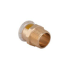 Geberit Mapress Puntstuk koper gas 1/2 x15mm 7469664 Geberit Mapress Puntstuk koper gas 1/2 x15mm 7469664