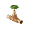 Geberit Mapress Pers spindelafsluiter 22mm brons 7470038 Geberit Mapress Pers spindelafsluiter 22mm brons 7470038