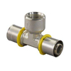 Uponor gas pers T stuk x binnendraad 25x3/4 bix25mm 7470574 Uponor gas pers T stuk x binnendraad 25x3/4 bix25mm 7470574