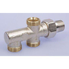 Heimeier Duolux bloc de raccordement inférieur 2 tubes M24x1,5 1/2 non réglable 7501234