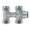 Heimeier Vekolux bloc de raccordement inférieur 1 tuyau 1/2 50mm droit pour radiateur bi.dr. 7501544