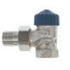 Heimeier Robinet d'arrêt thermostatique pour radiateur 1/2 coudé Kvs 2,50 m3 h faible résistance 7502001