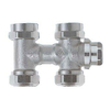 Heimeier Vekolux onderblok 2 pijps 3 4 50mm recht voor radiator bui.dr. 7502842 Heimeier Vekolux onderblok 2 pijps 3 4 50mm recht voor radiator bui.dr. 7502842