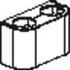 Oventrop Design afdekking Multiflex wit 7503143