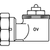 Oventrop Adapter haakse aansluiting M30x15 7503148 Oventrop Adapter haakse aansluiting M30x15 7503148