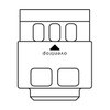 Oventrop capuchon anti-vandalisme Uni-LH blanc 7503210