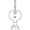 Oventrop touche de réglage 7505156