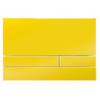 Rezi Modern Bouton de commande wc boutons poussoirs rectangulaires 261x174mm jaune tournesol 0753115
