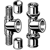 Viega Pexfit T stuk verlopend met binnendraad 16x1/2x16 7541031 Viega Pexfit T stuk verlopend met binnendraad 16x1/2x16 7541031