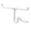 Viega hostaleen bonde double avec siphon 6/4 40mm centrique blanc 7541179
