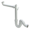 Viega hostaleen siphon universel avec raccordement pour machine à laver avec raccord à serrage 6/4 x 40 mm gain de place 7541182
