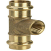 Viega Sanpress T stuk SC verlopend binnendraad 22x1/2 x22mm brons 7541395 Viega Sanpress T stuk SC verlopend binnendraad 22x1/2 x22mm brons 7541395