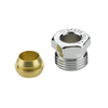 Danfoss raccord à compression 1/2 coude x 12mm cuivre acier chrome 7570076