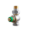 Danfoss Dynamic valve vanne thermostatique de radiateur droite 3/4 réglable débit 25 135 l/h ra dv SW72143