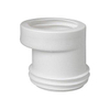 Wisa manchette de raccord excentrique en plastique 100 110mm saut 20mm blanc 0771937