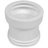Wisa manchon de cuvette en plastique 100 110mm droit blanc 0772003