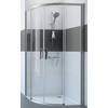 Huppe Classics 2 easy entry kwartrond met schuifdeur 100 100x200cm r550 glanszilver antiplaque glas GA17118 Huppe Classics 2 easy entry kwartrond met schuifdeur 100 100x200cm r550 glanszilver antiplaque glas GA17118