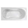Wisa Rosolina bad acryl rechthoekig 180x90x45cm wit 0790044 Wisa Rosolina bad acryl rechthoekig 180x90x45cm wit 0790044