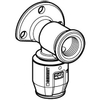 Geberit Push Fit Muurplaat binnendraad messing 20x1/2 90° 7950246 Geberit Push Fit Muurplaat binnendraad messing 20x1/2 90° 7950246