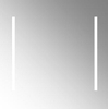 Plieger miroir – carré – 80 x 80 cm – vertical – LED directe 0800256