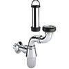 Viega siphon à gobelet gain de place ergonomique avec tube de trop-plein chrome 0080055