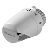 Honeywell Ultraline Thermostaatkop Economy met nulstand wit/chroom 8302953 Honeywell Ultraline Thermostaatkop Economy met nulstand wit/chroom 8302953