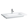 Laufen Living Square lavabo pour meuble 130x48x15cm 1 trou de robinet avec trop-plein céramique blanc 0083388
