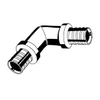 Rehau Rautitan knie PX 45° 25mm 8405365 Rehau Rautitan knie PX 45° 25mm 8405365