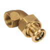 Bonfix Press rk Raccord 3 pièces coudé avec long bi.dr. 1 1/2 bix42mm kiwa 8406499