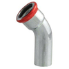 Bonfix PRESS Staalverzinkt insteekbocht 45° Ø35x35mm 8407727