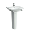 Laufen Palace wastafel 60x48cm 1 kraangat wit 0084267 Laufen Palace wastafel 60x48cm 1 kraangat wit 0084267